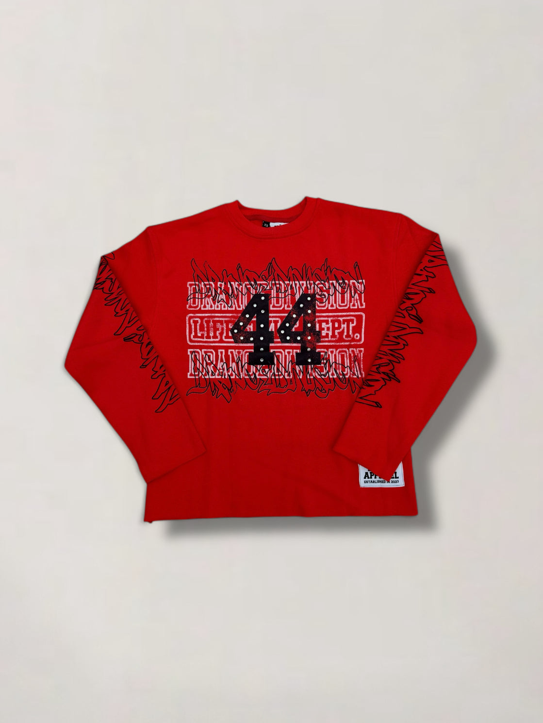 DRANOE DIVISION RHINESTONE LONGSLEEVE