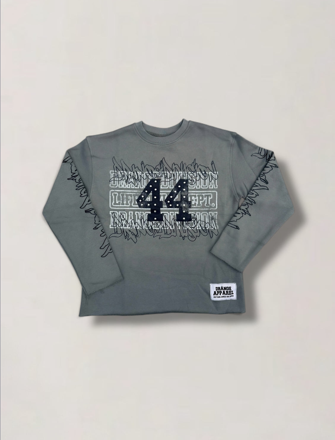 DRANOE DIVISION RHINESTONE LONGSLEEVE