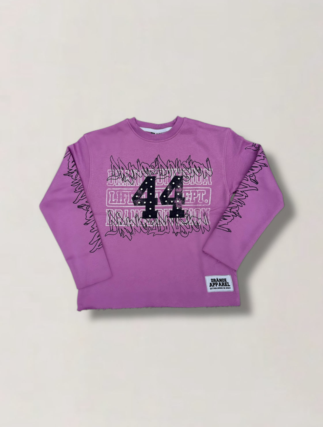 DRANOE DIVISION RHINESTONE LONGSLEEVE