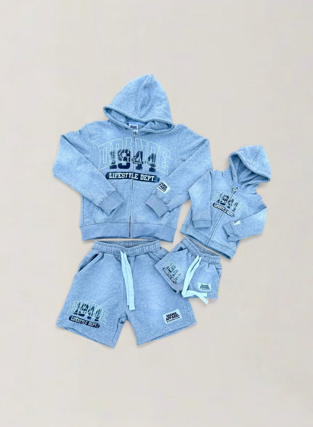 1944 LIFESTYLE DEPT SET - Grey (Adult & Kids)