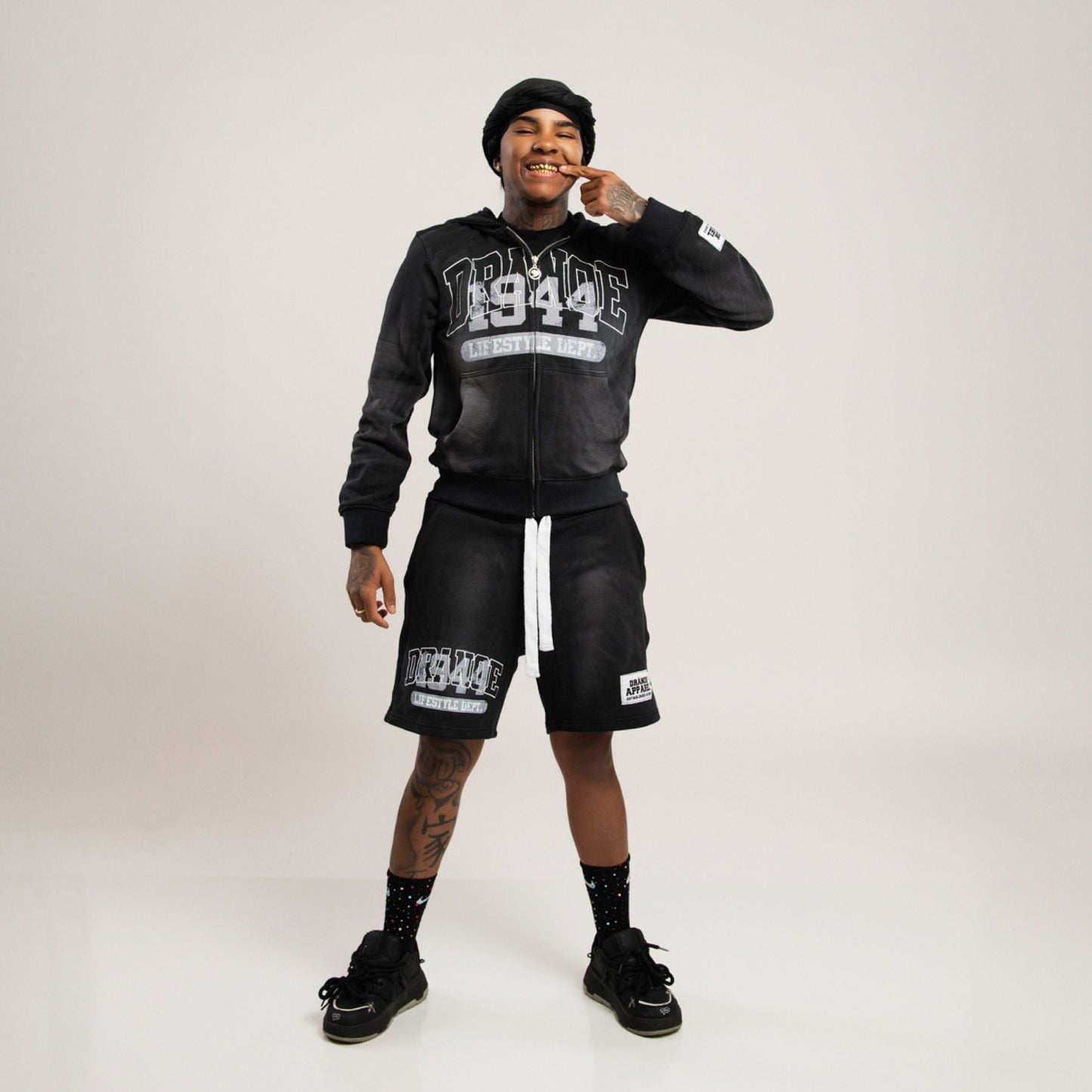 “1944 LIFESTYLE DEPT” SET - Black (Adult & Kids)