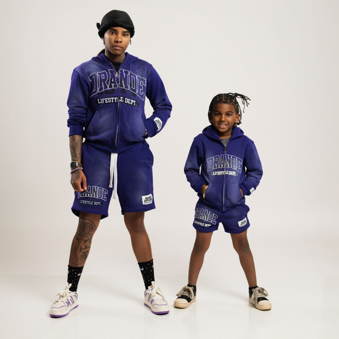 1944 LIFESTYLE DEPT SET - Purple (Adult & Kids)