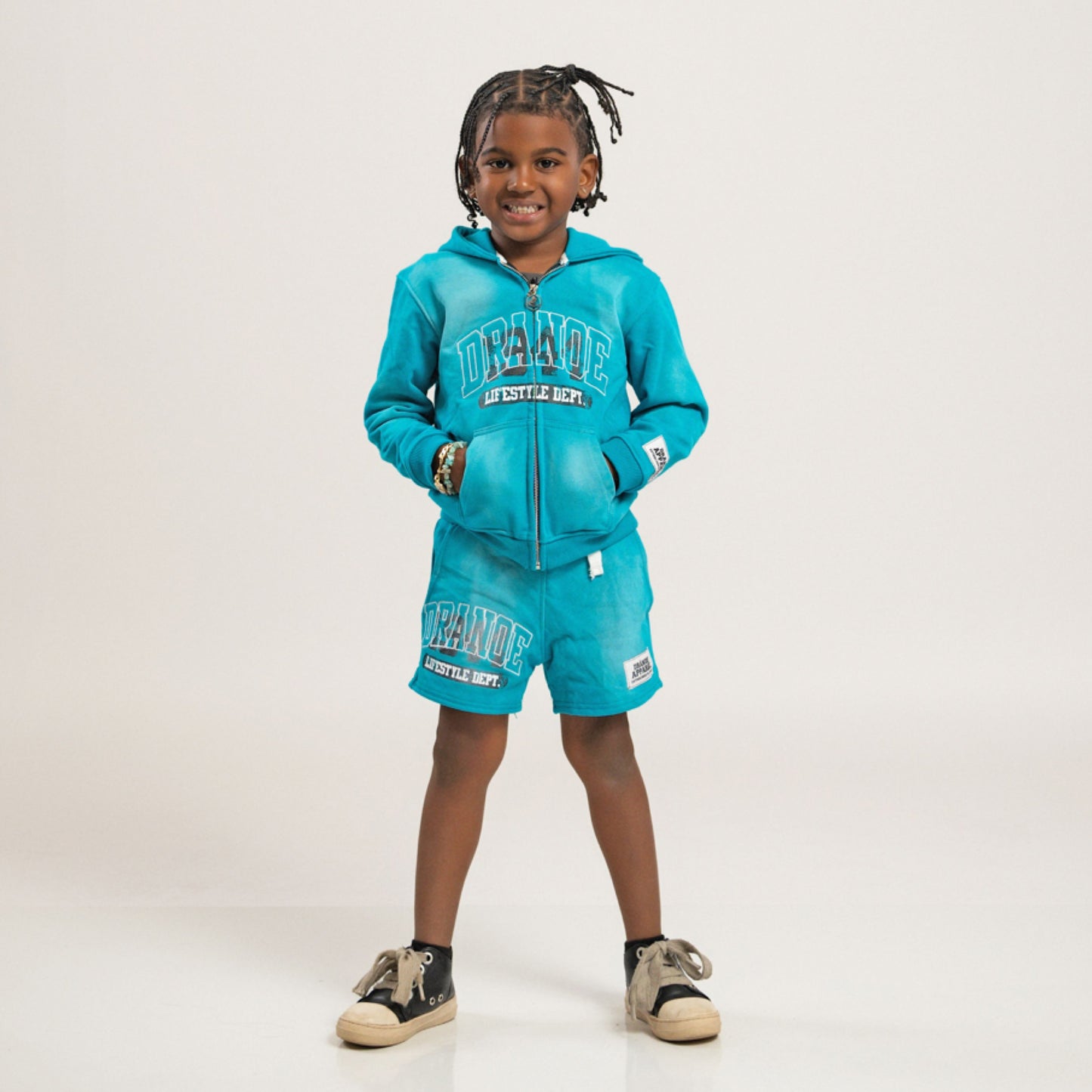 1944 LIFESTYLE DEPT SET - Turquoise (Adult & Kids)