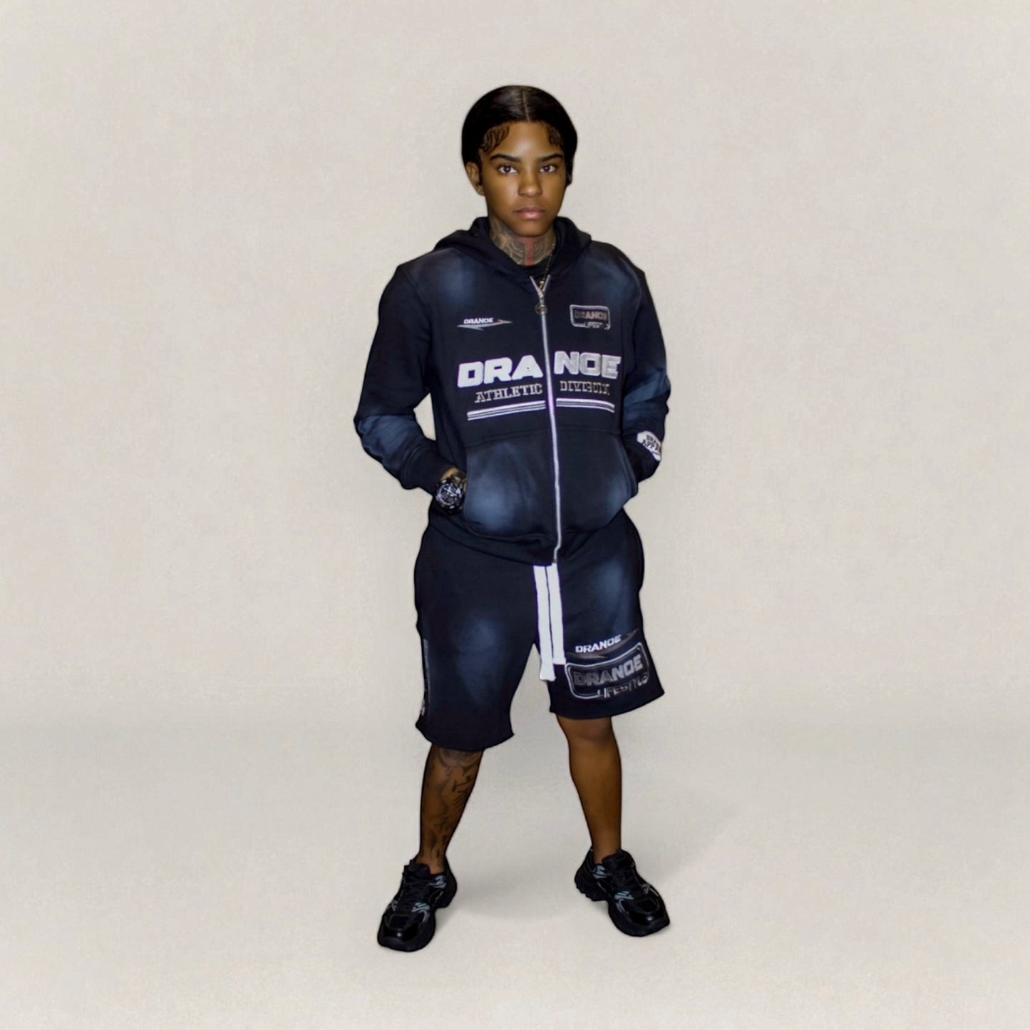 Athletic Division Short Set – Black (Adult)