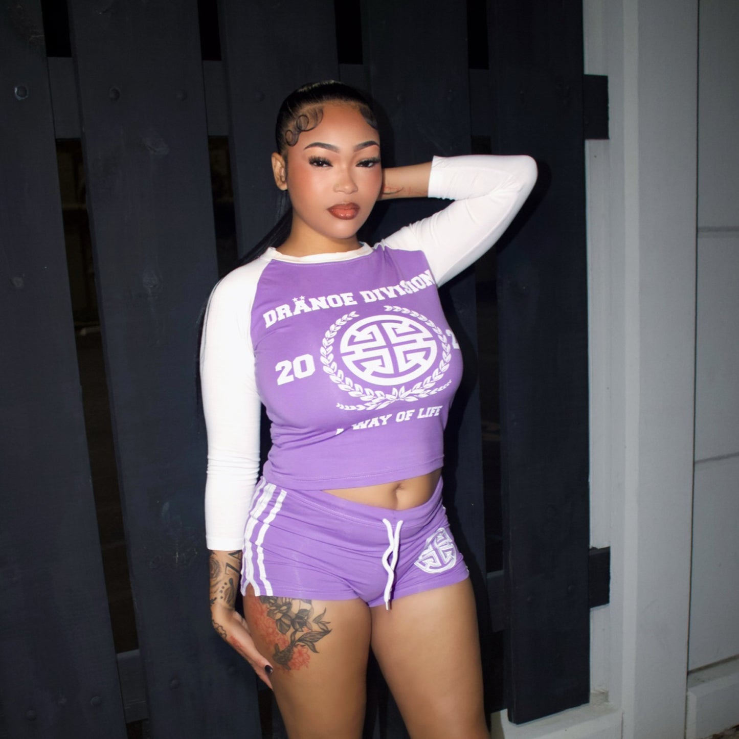 DRANOE DIVISION WOMEN SHIRT- Light Purple