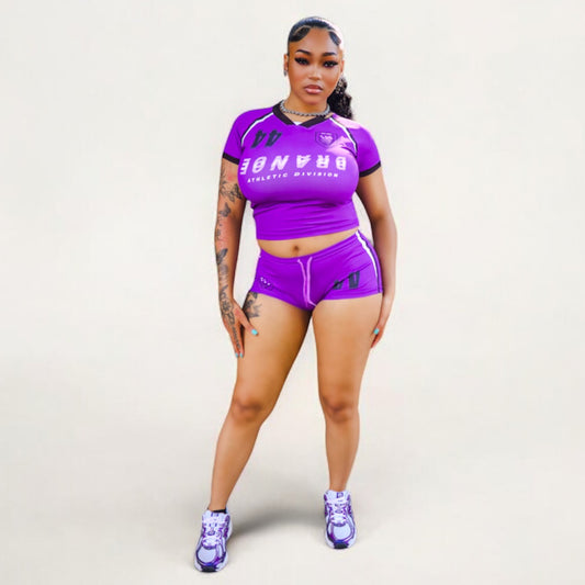 “Mirror Play” Shirt - Purple