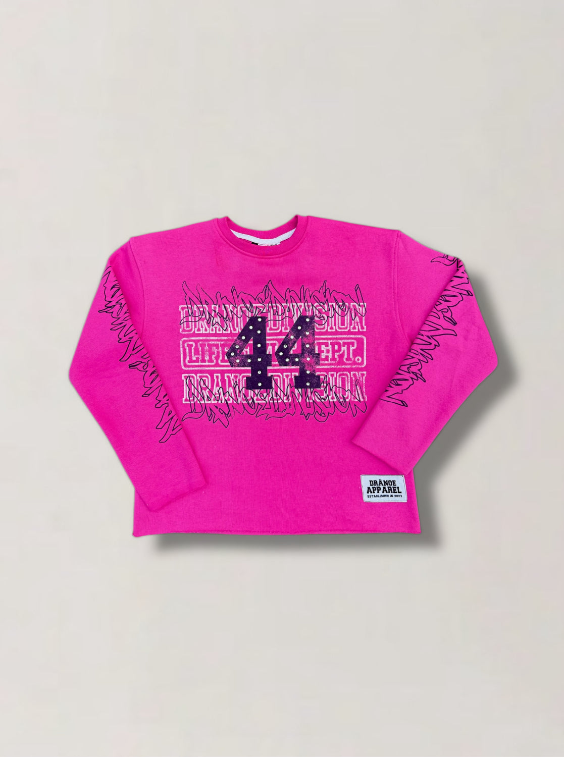 DRANOE DIVISION RHINESTONE LONGSLEEVE