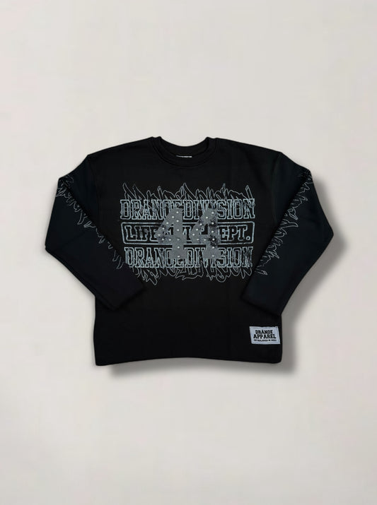 DRANOE DIVISION RHINESTONE LONGSLEEVE