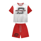 “dranoesport” Men’s Shirt + Shorts Set