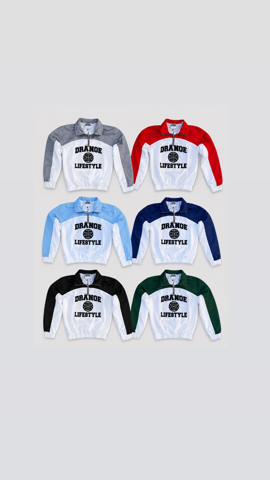 DRANOE LIFE$TYLE WINDBREAKER TOPS - PREORDER