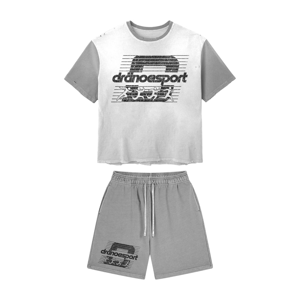 “dranoesport” Men’s Shirt + Shorts Set