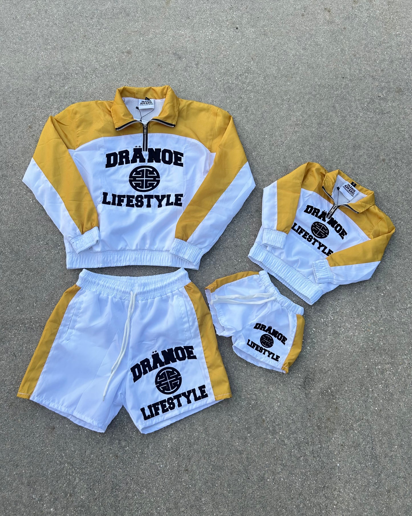 Life$tyle Windbreaker Set Toddler & Adult - Vivid Sulfur Yellow