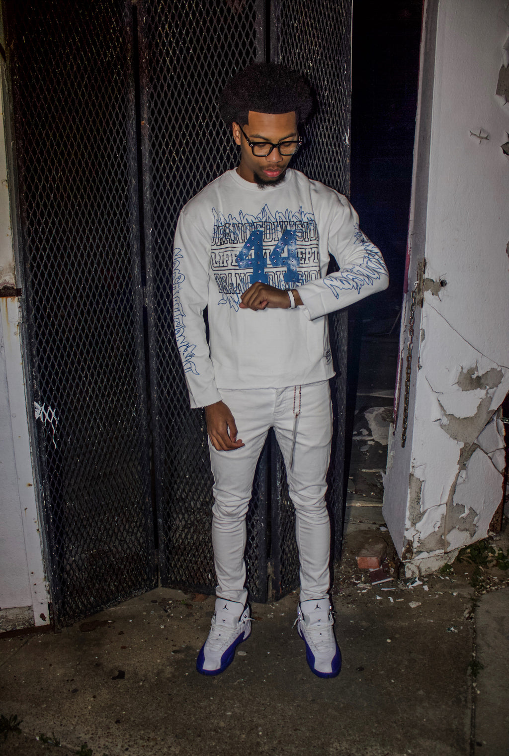 DRANOE DIVISION RHINESTONE LONGSLEEVE