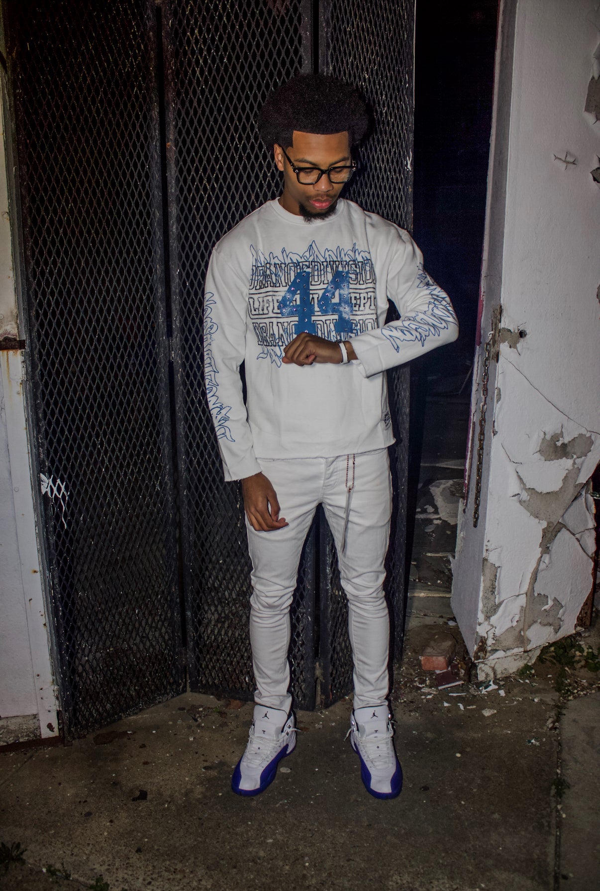 DRANOE DIVISION RHINESTONE LONGSLEEVE