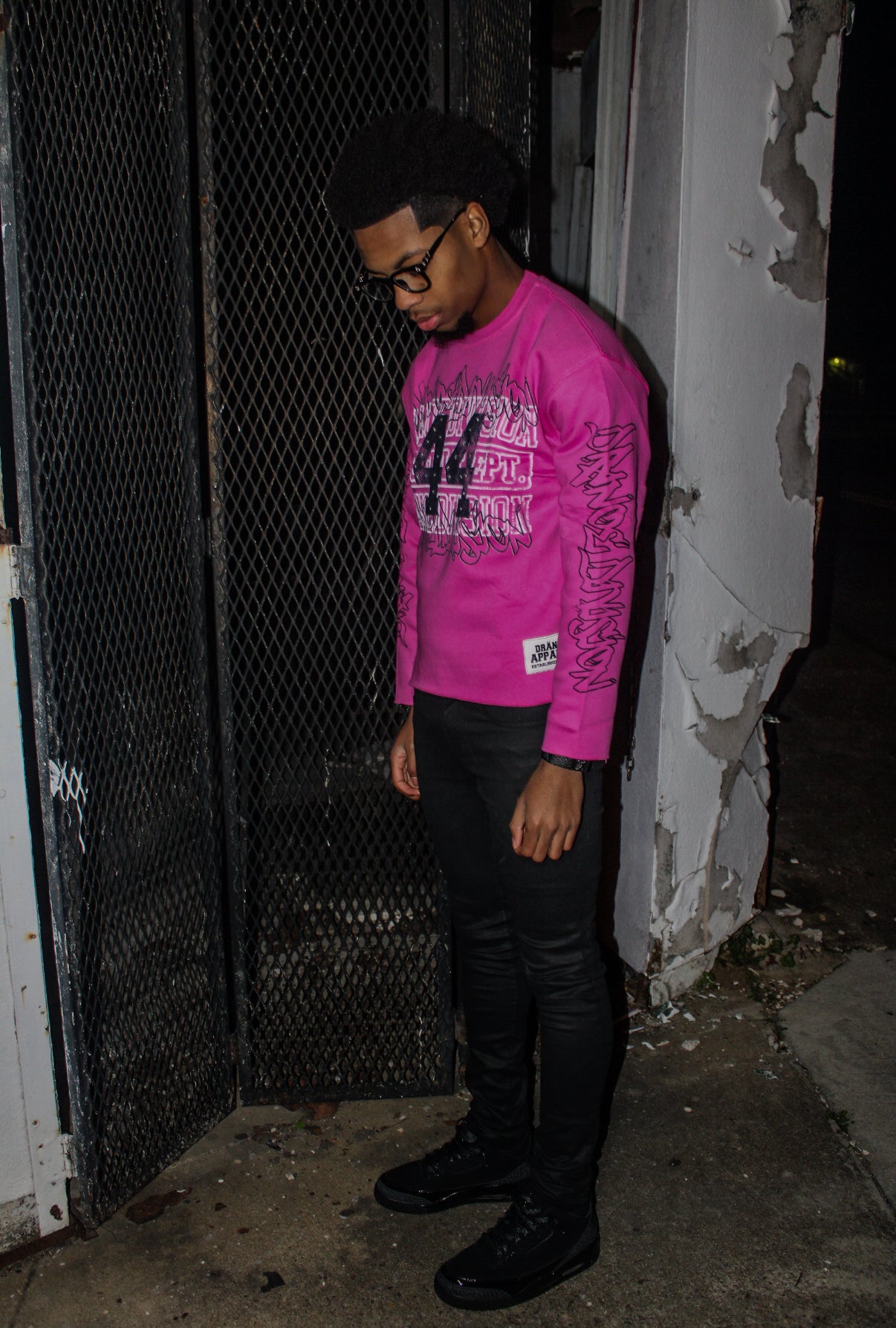 DRANOE DIVISION RHINESTONE LONGSLEEVE