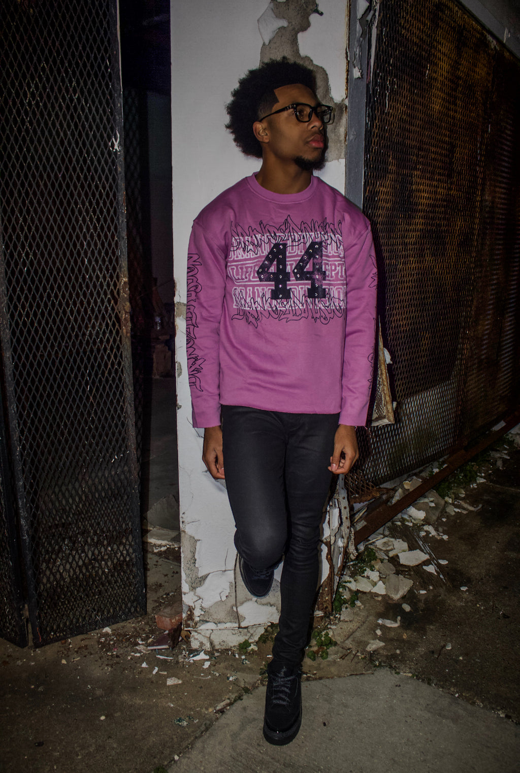 DRANOE DIVISION RHINESTONE LONGSLEEVE