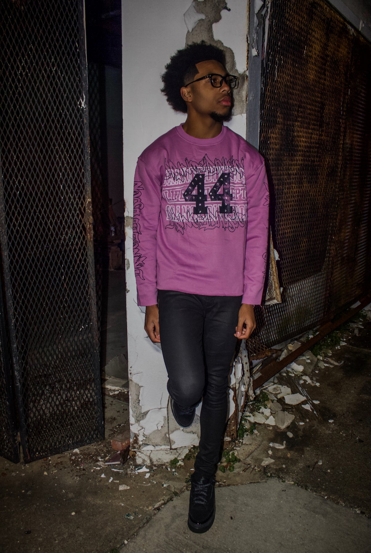 DRANOE DIVISION RHINESTONE LONGSLEEVE