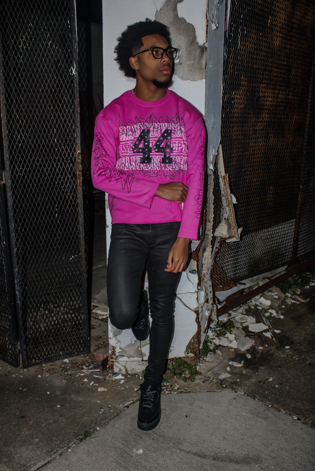 DRANOE DIVISION RHINESTONE LONGSLEEVE