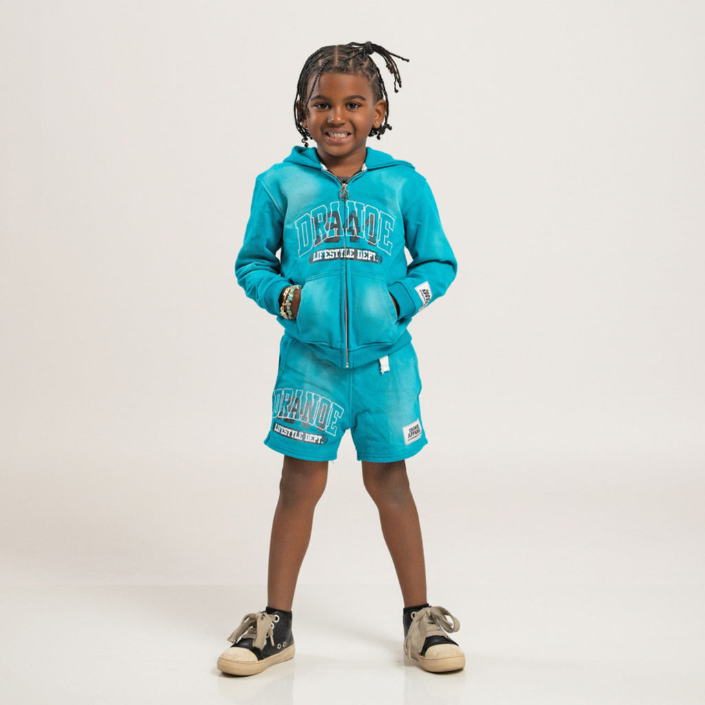 1944 LIFESTYLE DEPT SET - Turquoise (Adult & Kids)