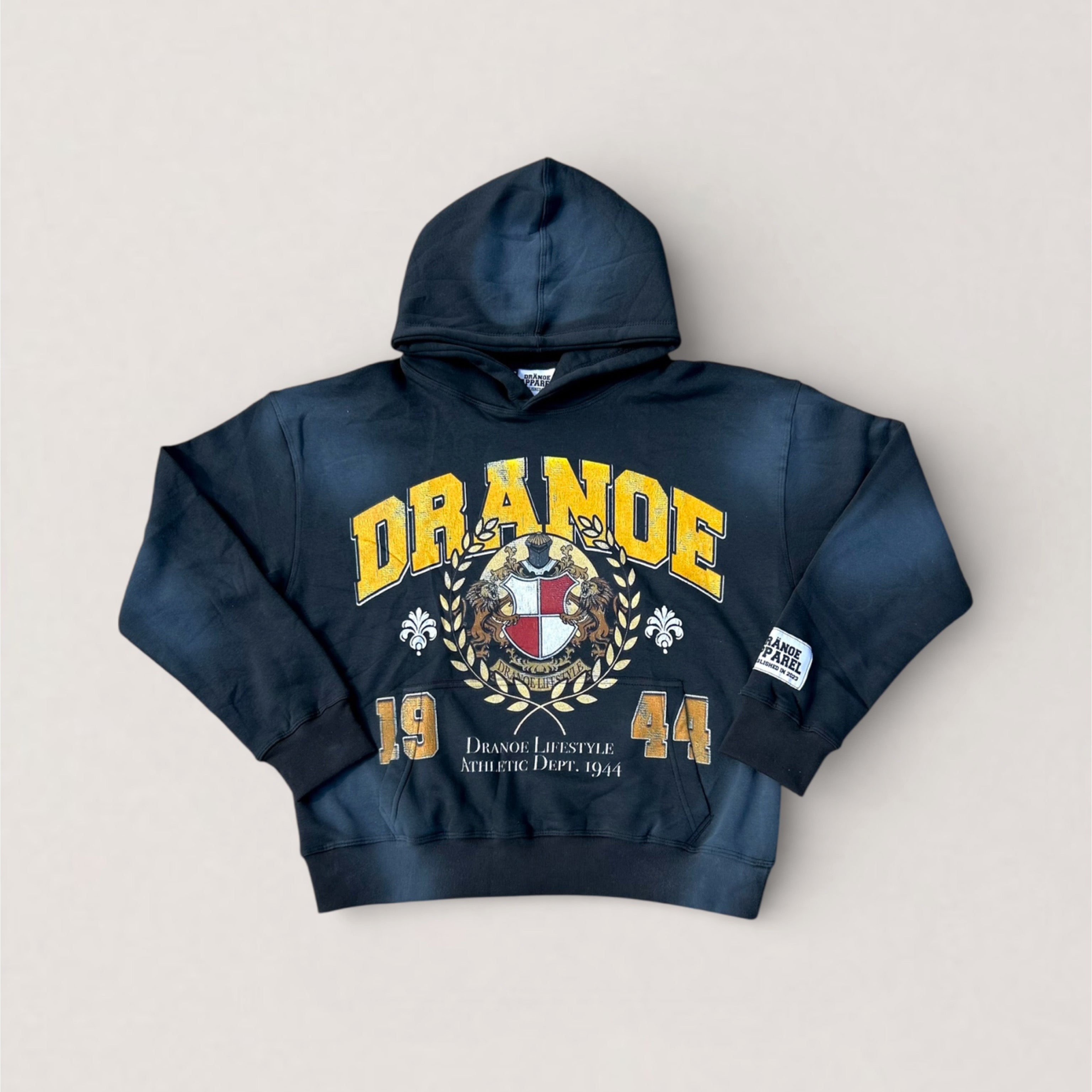 1944 ATHLETIC DEPT HOODIE-BLACK