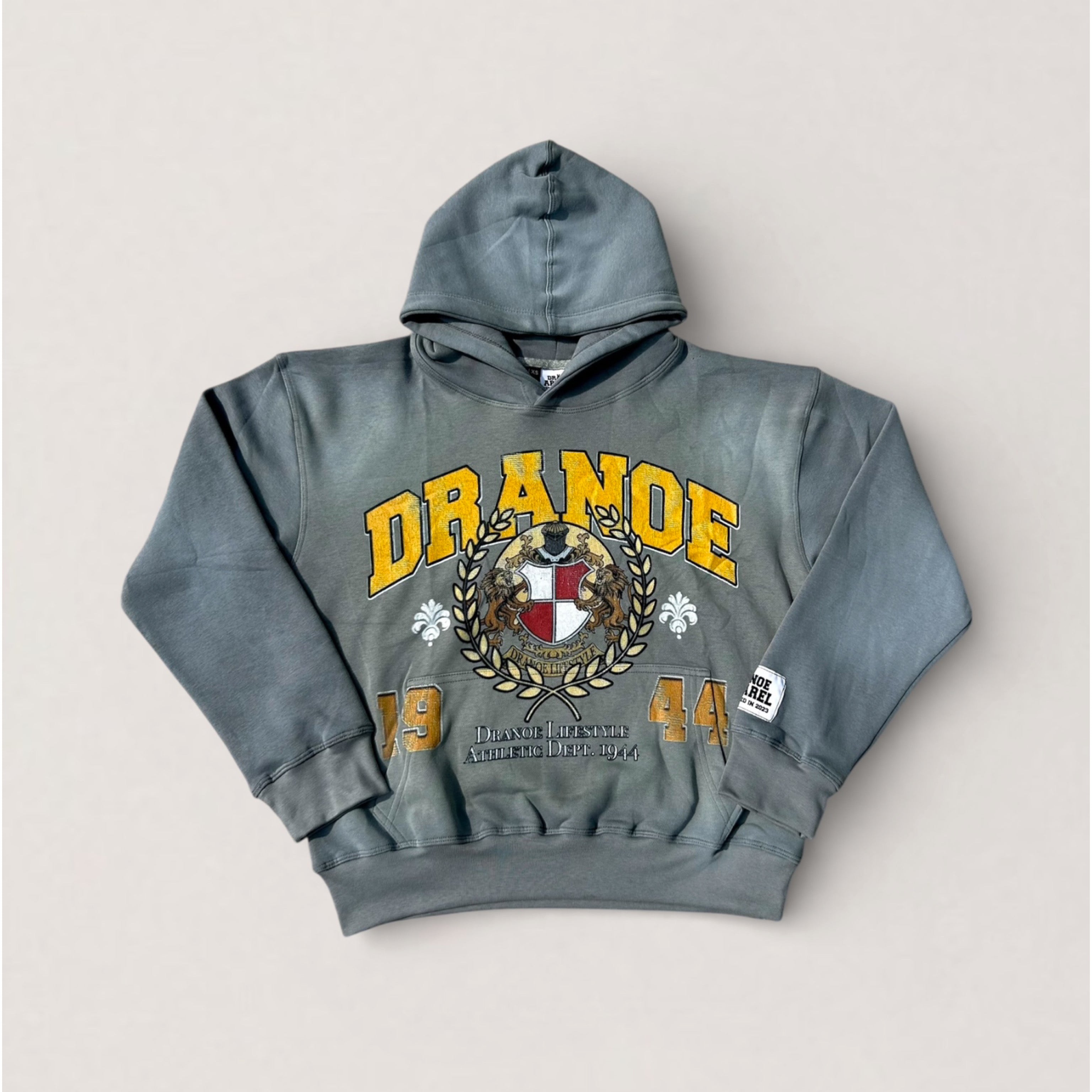 1944 ATHLETIC DEPT HOODIE-GREY