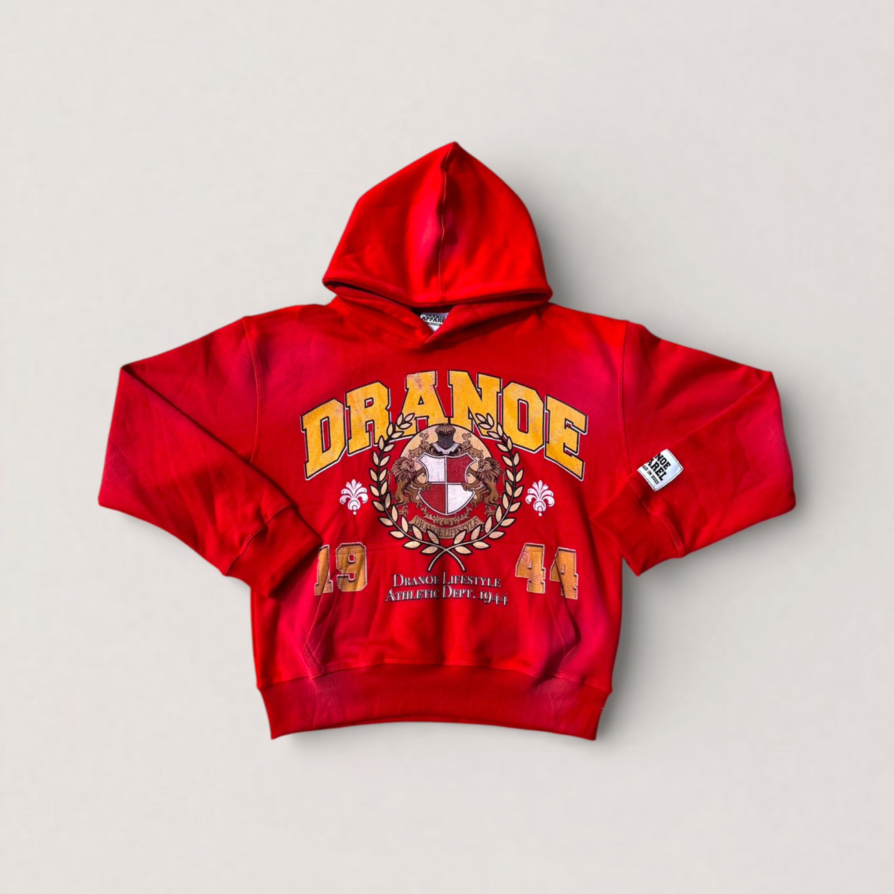 1944 ATHLETIC DEPT HOODIE-RED