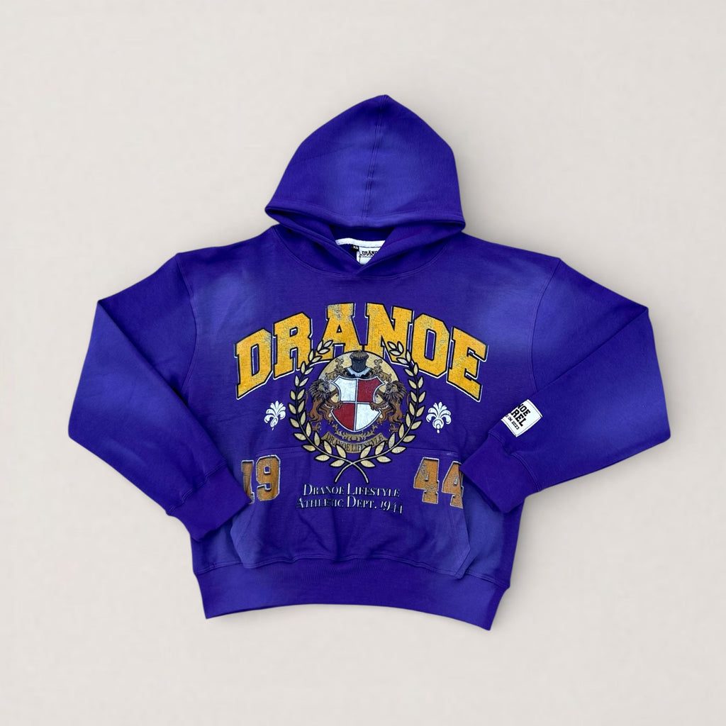 1944 ATHLETIC DEPT HOODIE-PURPLE