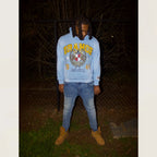 1944 ATHLETIC DEPT HOODIE-LIGHT BLUE