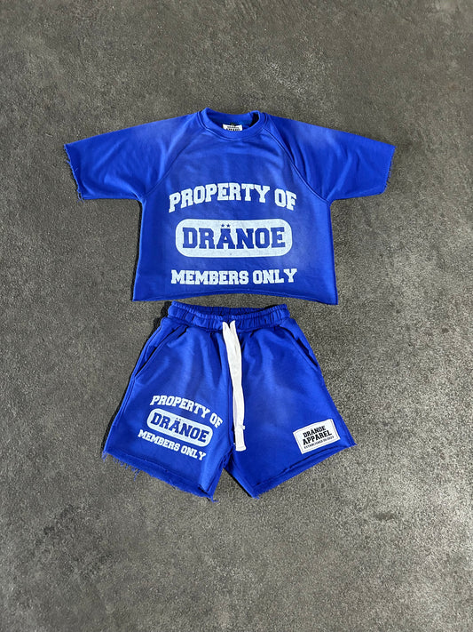 Members Only Shorts Set Toddler & Adult- Blue