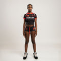 “Mirror Play” Shirt-Black & Red